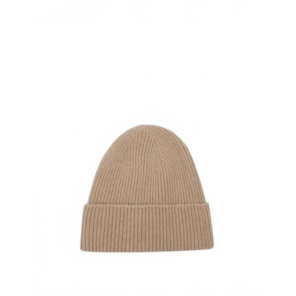 Cashmere Patch Beanie